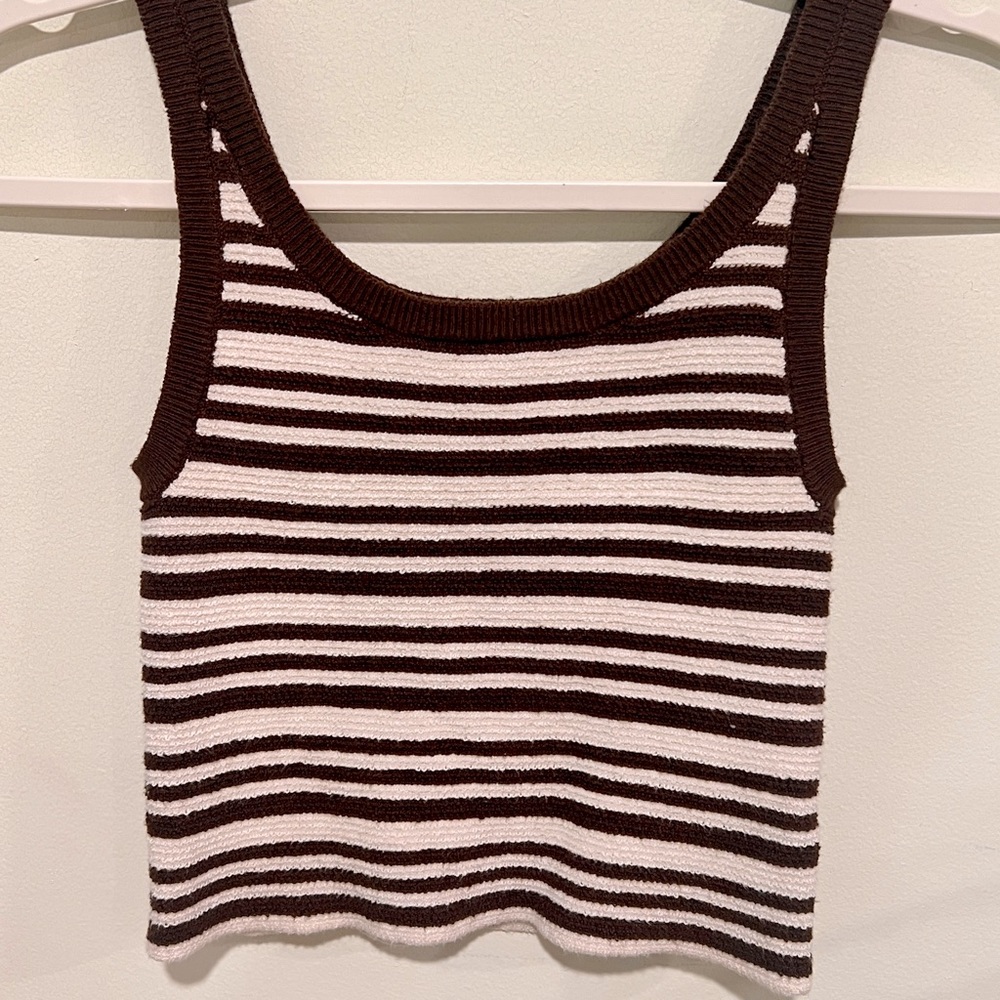 American Eagle knit cropped tank top